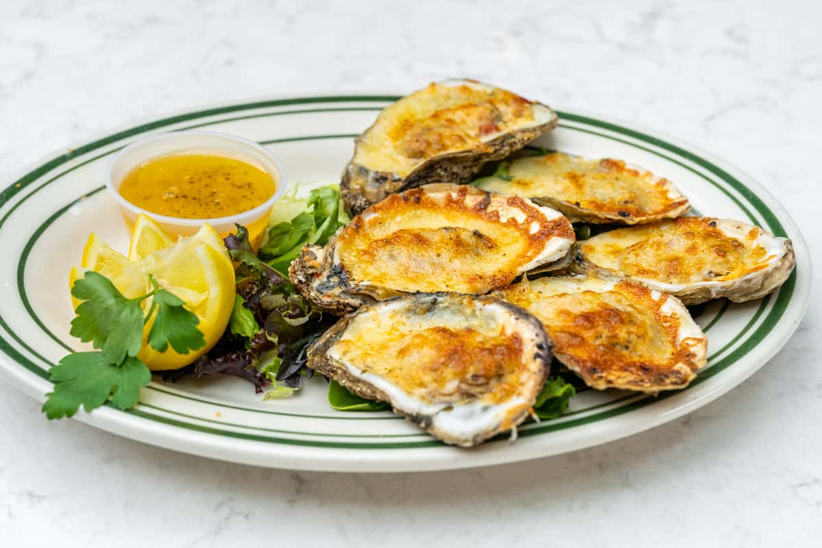 Louisiana Style Char Broiled Oysters