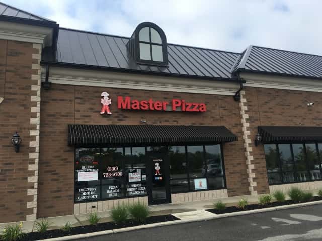 exterior of master pizza