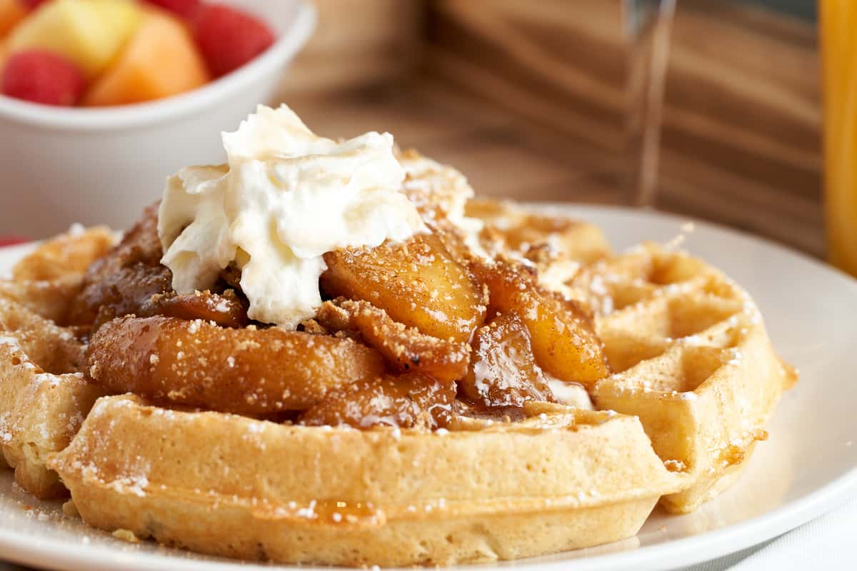Apple Cobbler Waffle