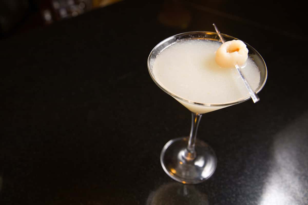 La La Lychee Martini Craft Cocktails Manhattan of Camarillo Fine