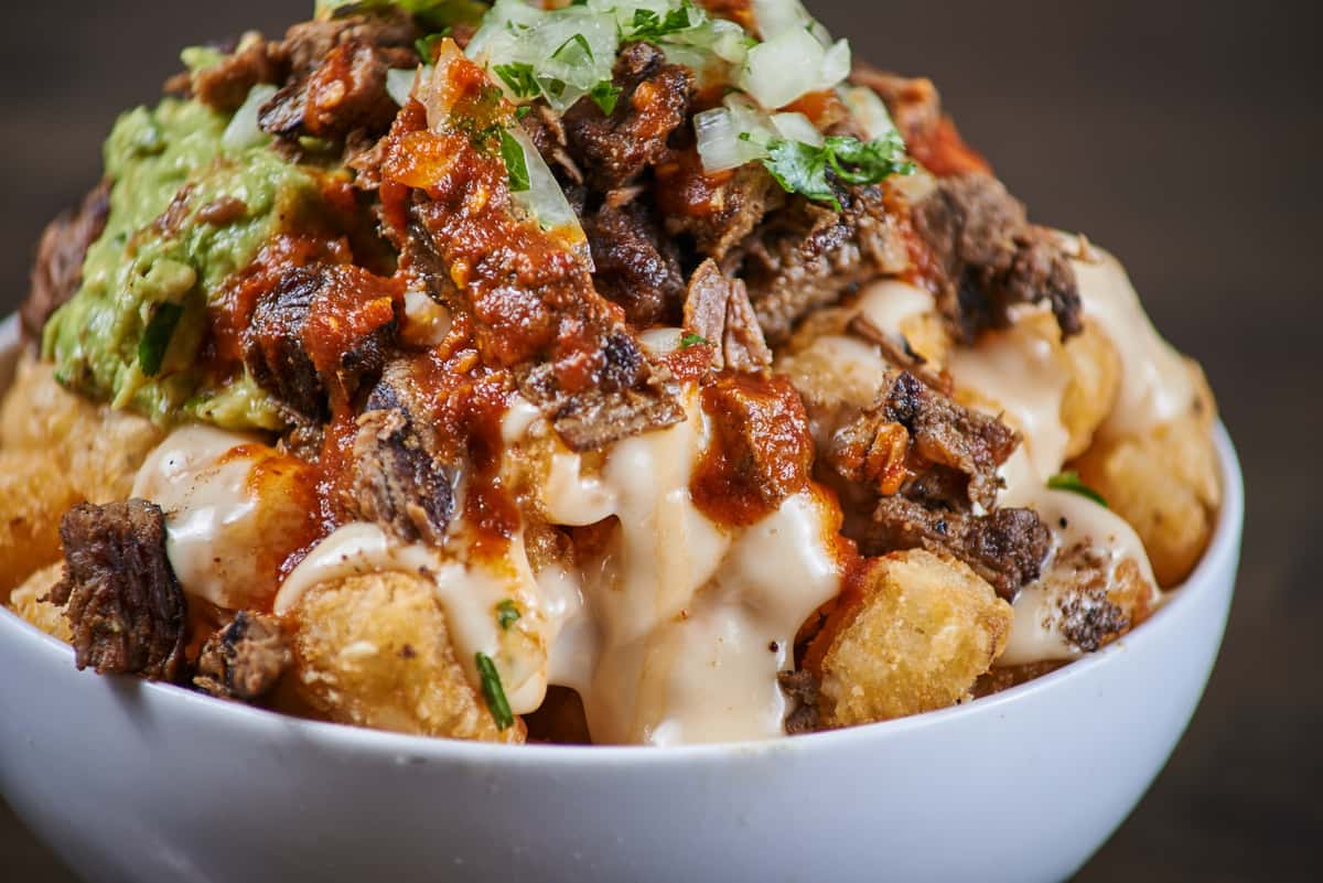carne asada totchos