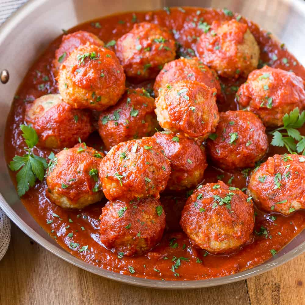 20 bite size Italian Style Meatballs