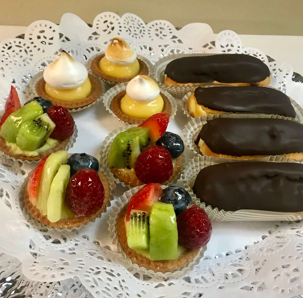 Petits Fours ( Mini Desserts) - Catering - Rendez Vous French Bakery ...