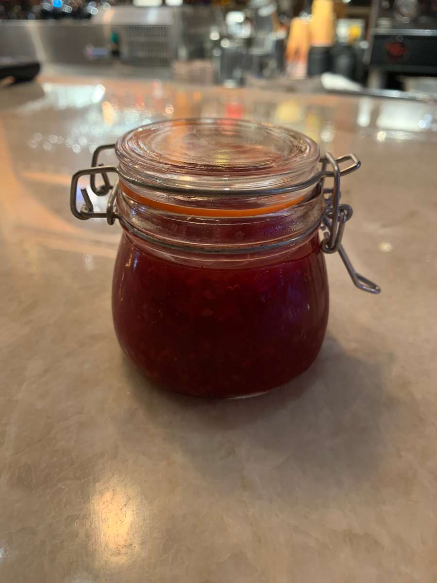 Bernini's home made raspberry jam
