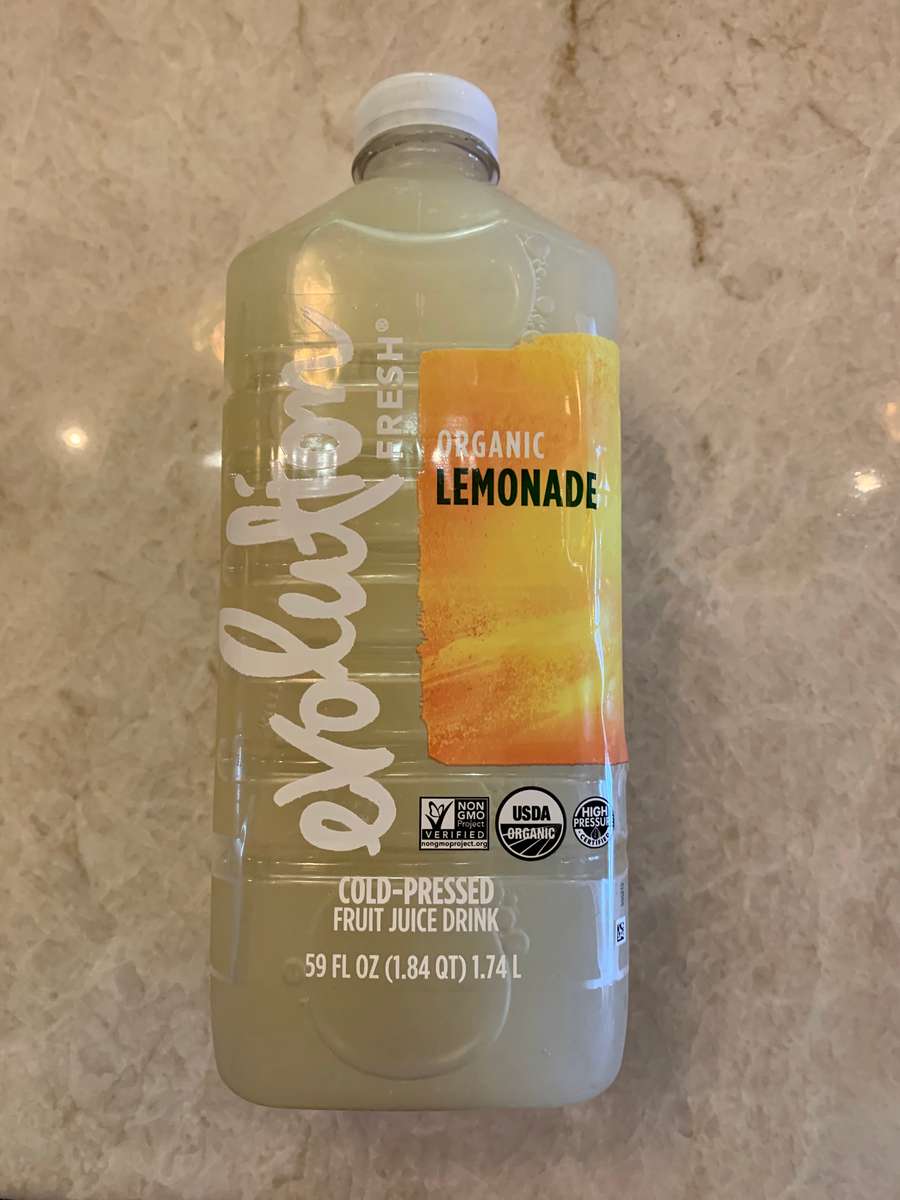 Fresh organic lemonade
