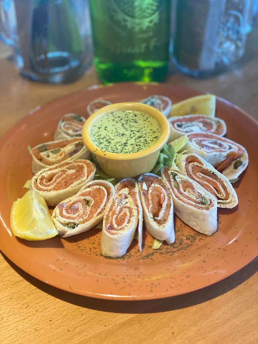 Smoked Salmon Roll-Ups