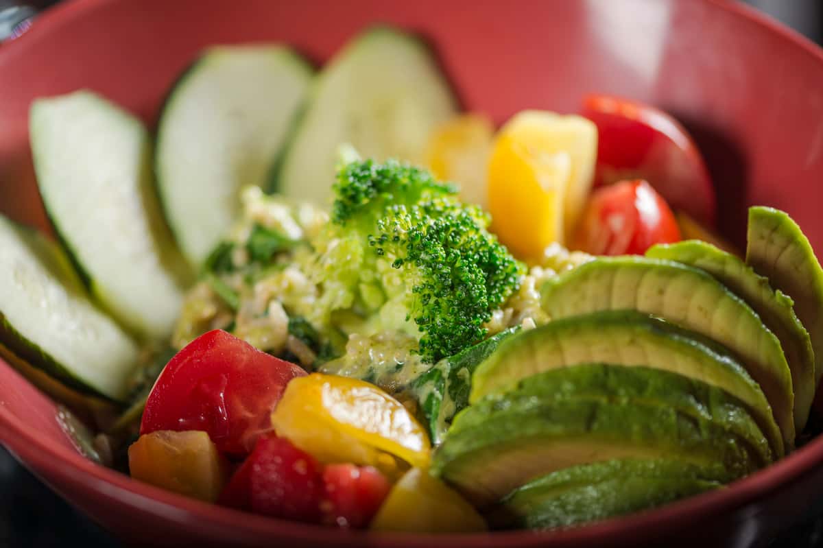 Wasabi Vegetable Bowl
