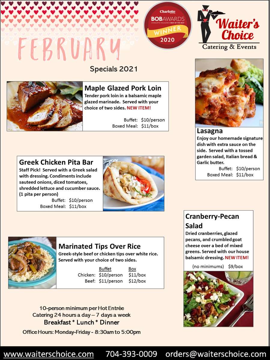 February Specials