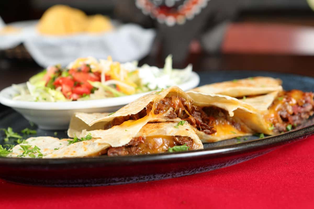 Quesadilla - Dinner Menu - El Sabor - Mexican Restaurant in Pittsburgh, PA