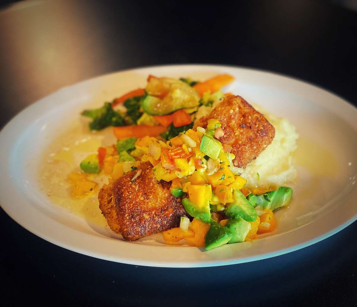 Macadamia-Crusted Mahi