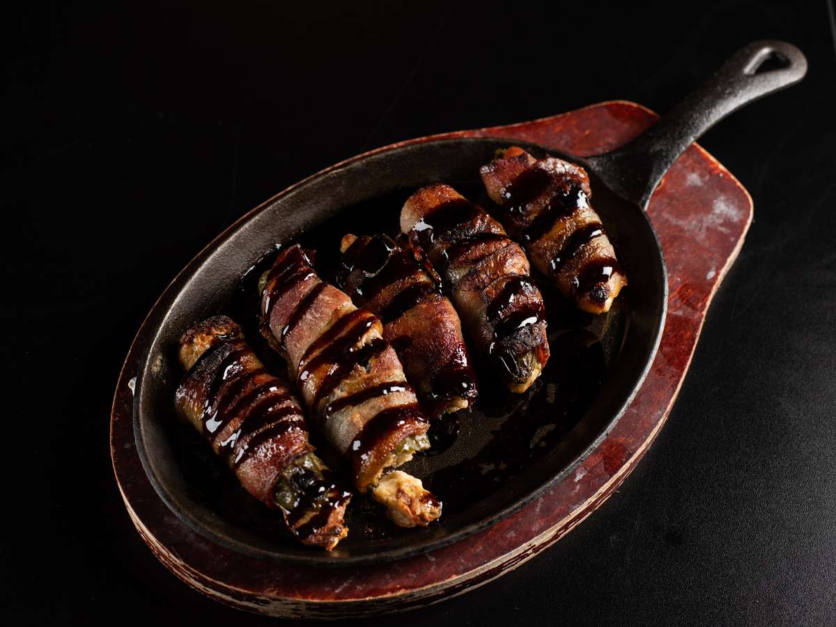 Bacon Wrapped Jalapeno Poppers