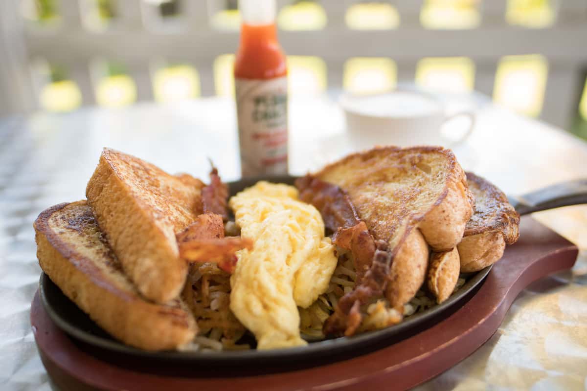 French Toast Skillet Breakfast 2nd Street Cafe American