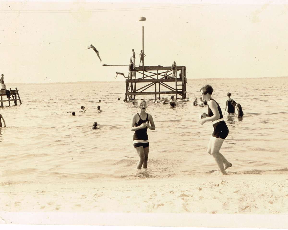 beach swimming