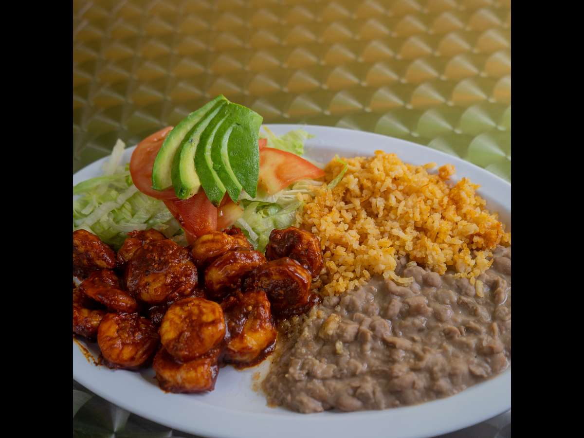 mexican plate with rice & beans