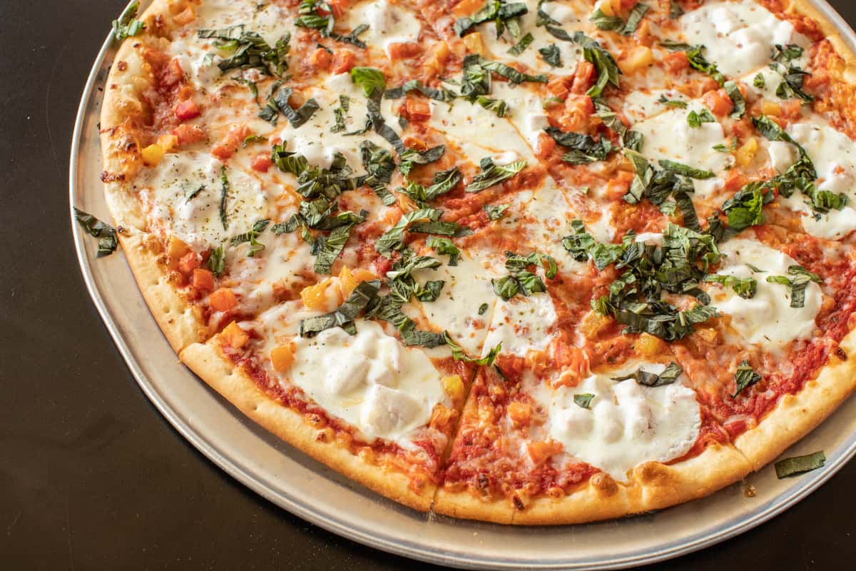 Caprese Pizza (Luigi's Fan Favorite) Slice