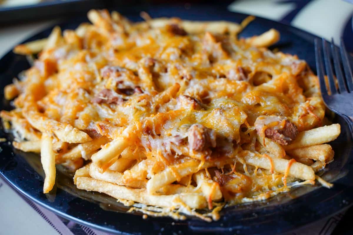 Green Chili Cheese Fries