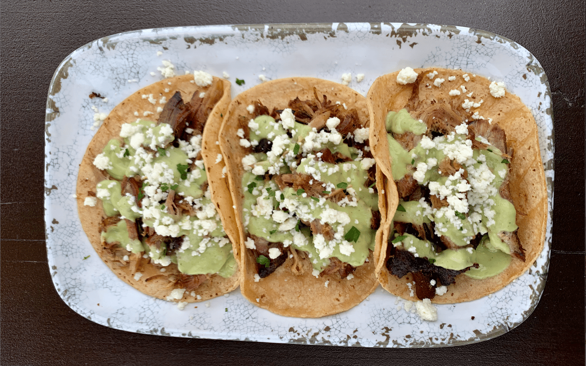 3 x $10 Carnitas Tacos