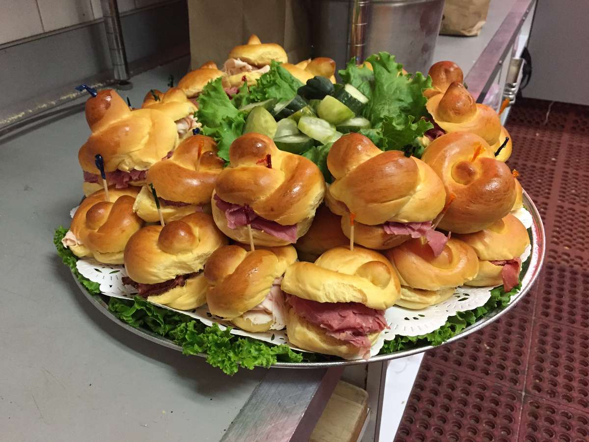 Mini Sandwich Tray with Pickles - D.Z. Akin's Restaurant