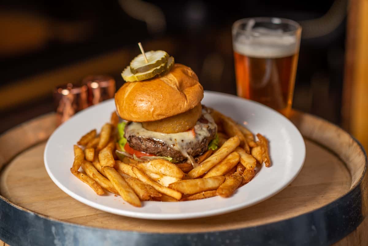 Whiskey Steak Burger* Dinner The Still Whiskey Steaks Steak House