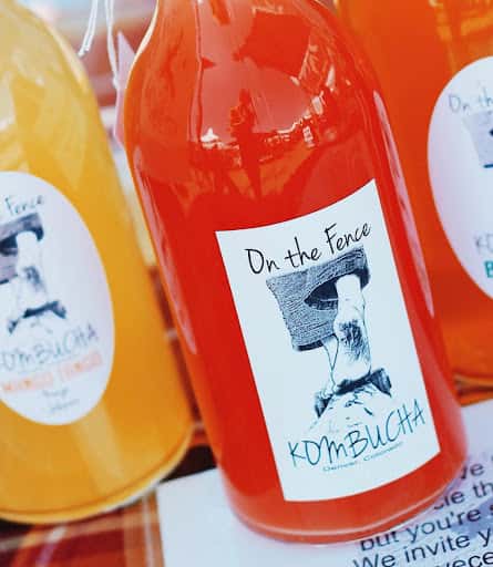 On The Fence Kombucha: Hibiscus + Ginger