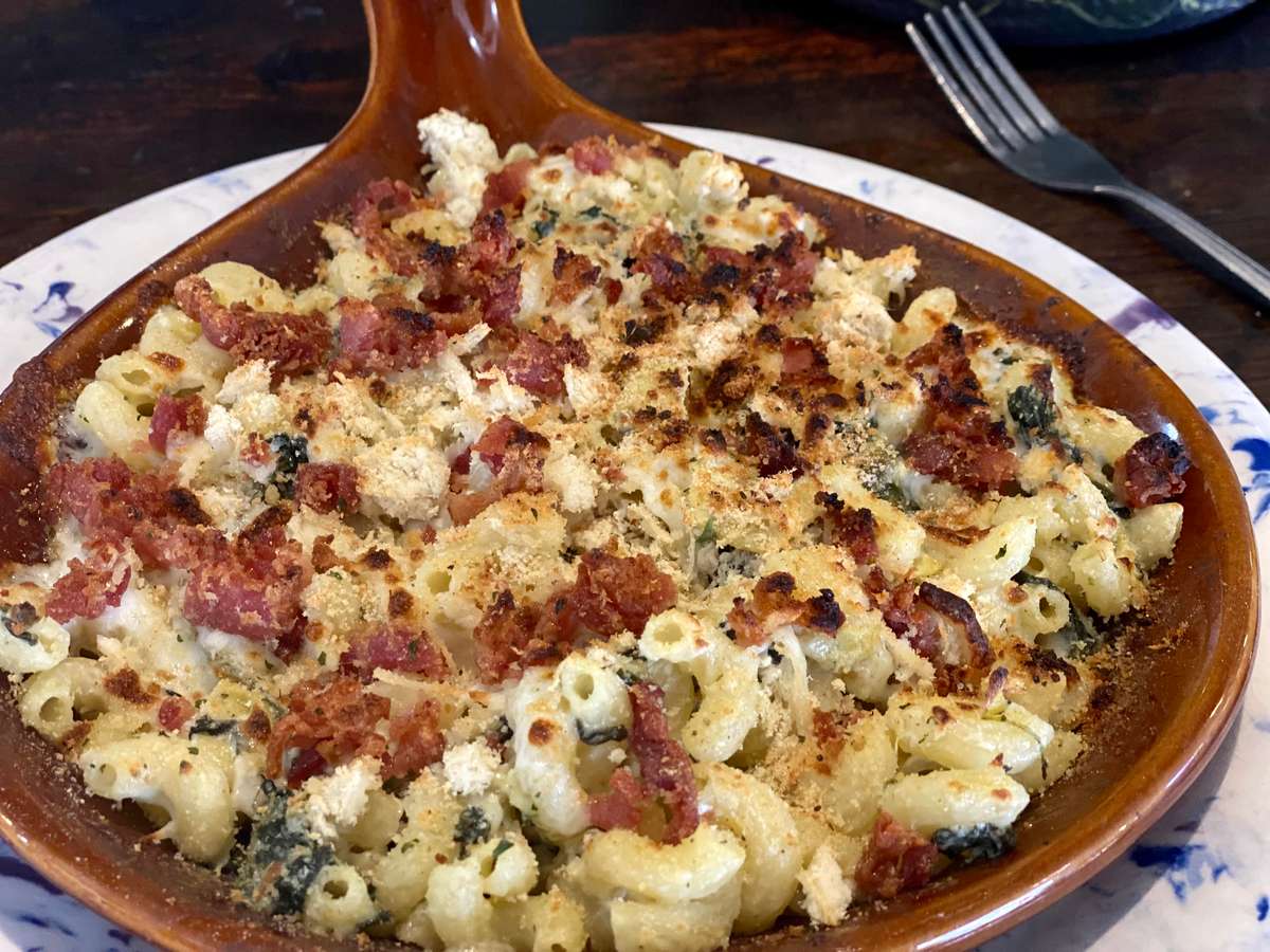 Spinach & Artichoke Mac & Cheese
