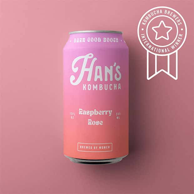 Han's Kombucha Raspberry Rose - MOZZ SOURDOUGH PIZZA - Pizza