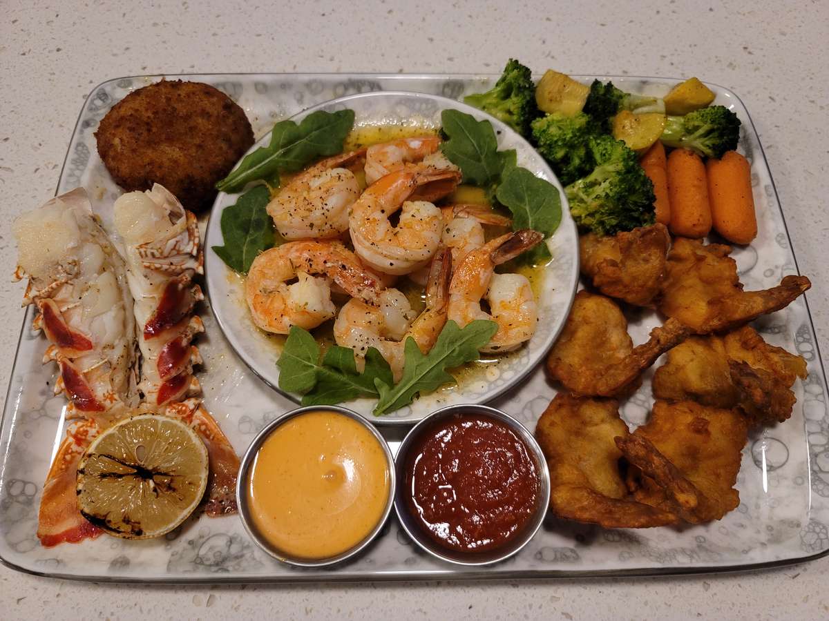 Seafood platter