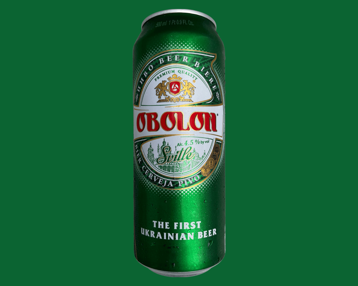 Obolon Light / #1 Ukraine Beer / Alc 4.5%