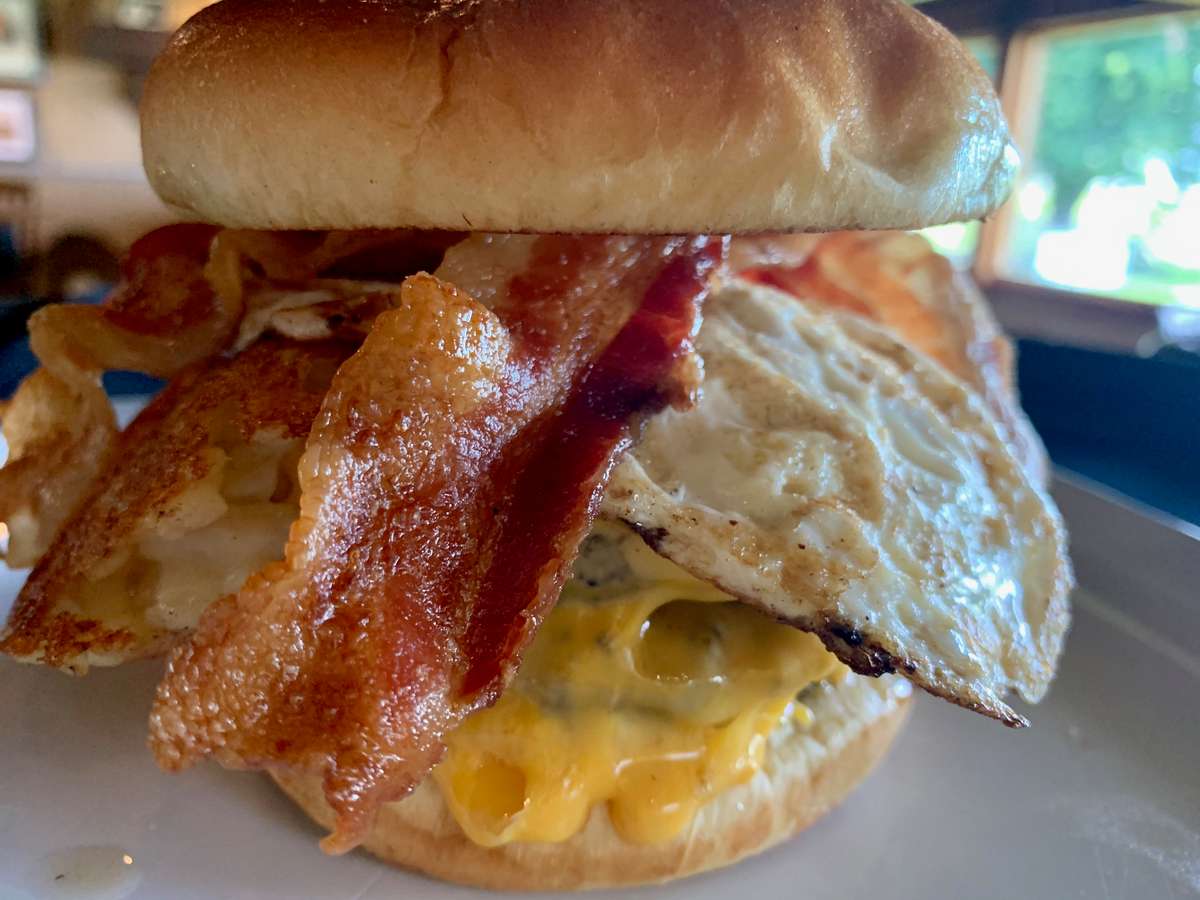 Double Breakfast Burger