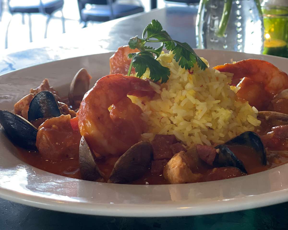 Southern Jambalaya w/ Littleneck Clams, Mussels, Grilled Chicken, Sausage & Saffron Rice