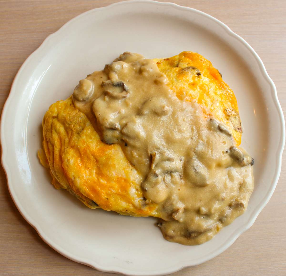 Mushroom Omelette