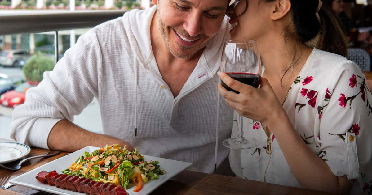 couple dining