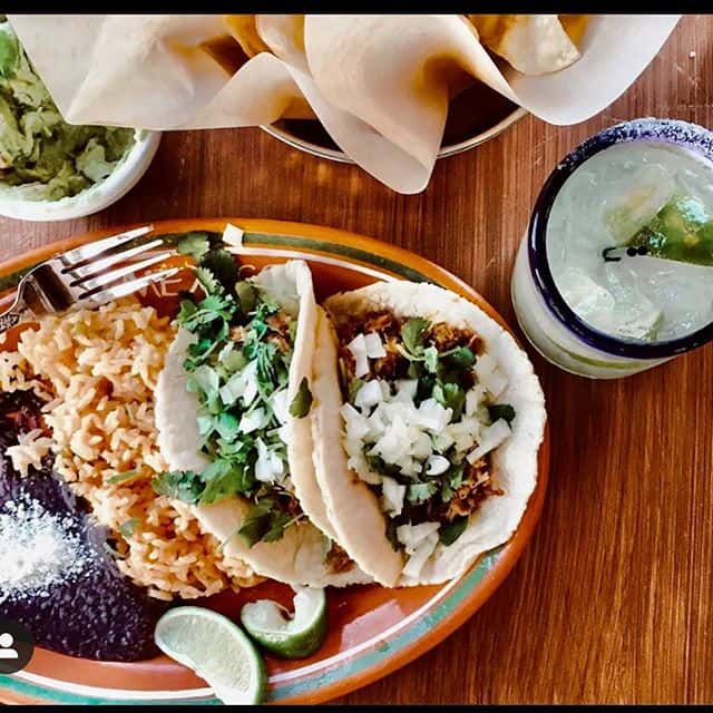 taco platter w/ drink