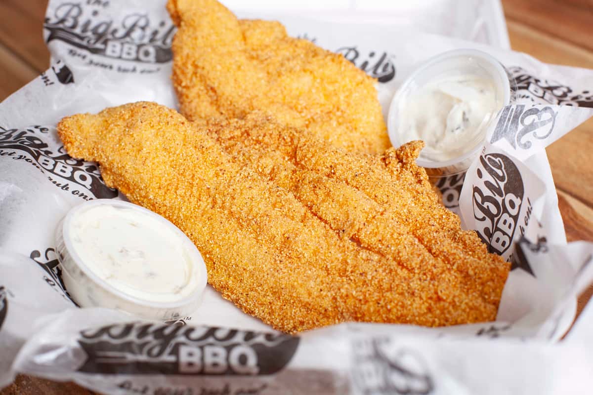 Catfish Filet Only Curbside Menu The Big Bib BBQ Barbecue