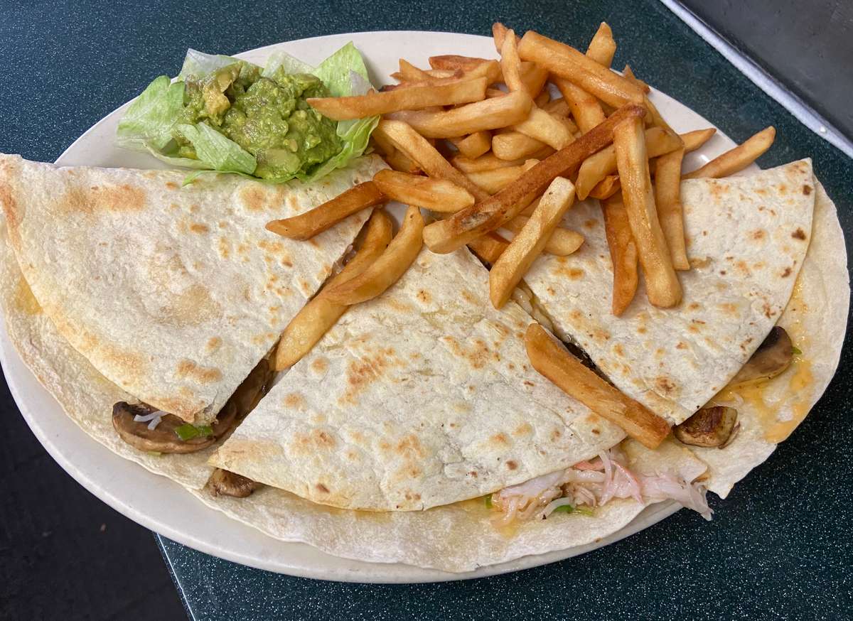Crab and Shrimp Quesadilla