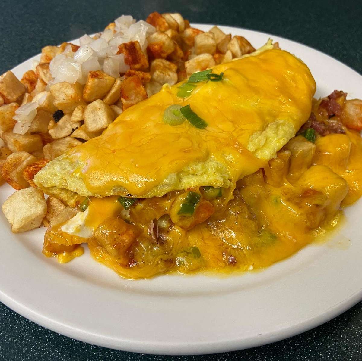Au Gratin Potato Omelet