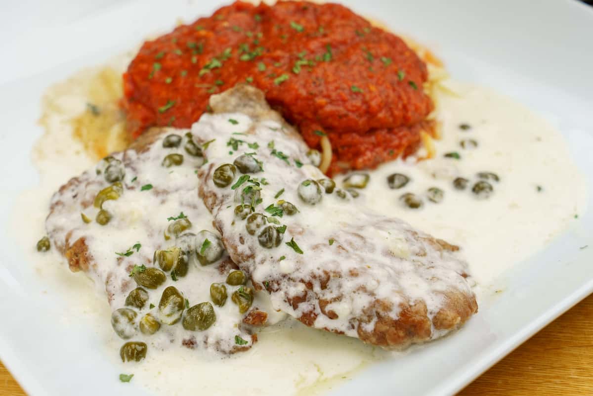 Vitello Piccata Menu Caffe Amici Cafe in Columbus, GA