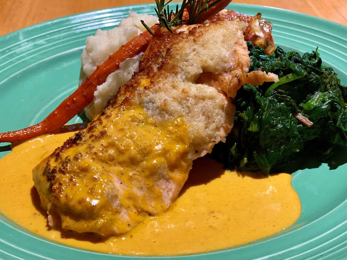 Crusted Filet of Salmon
