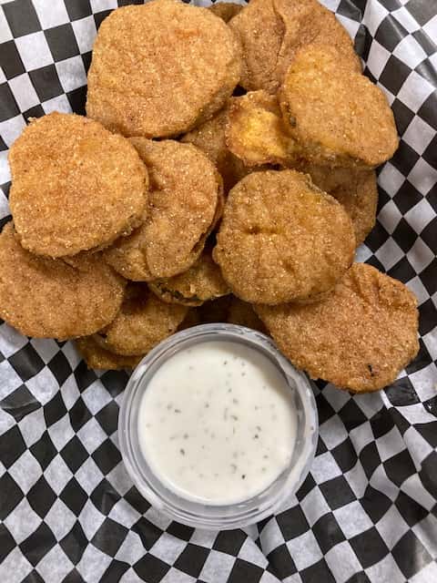 Fried Pickles with Ranch