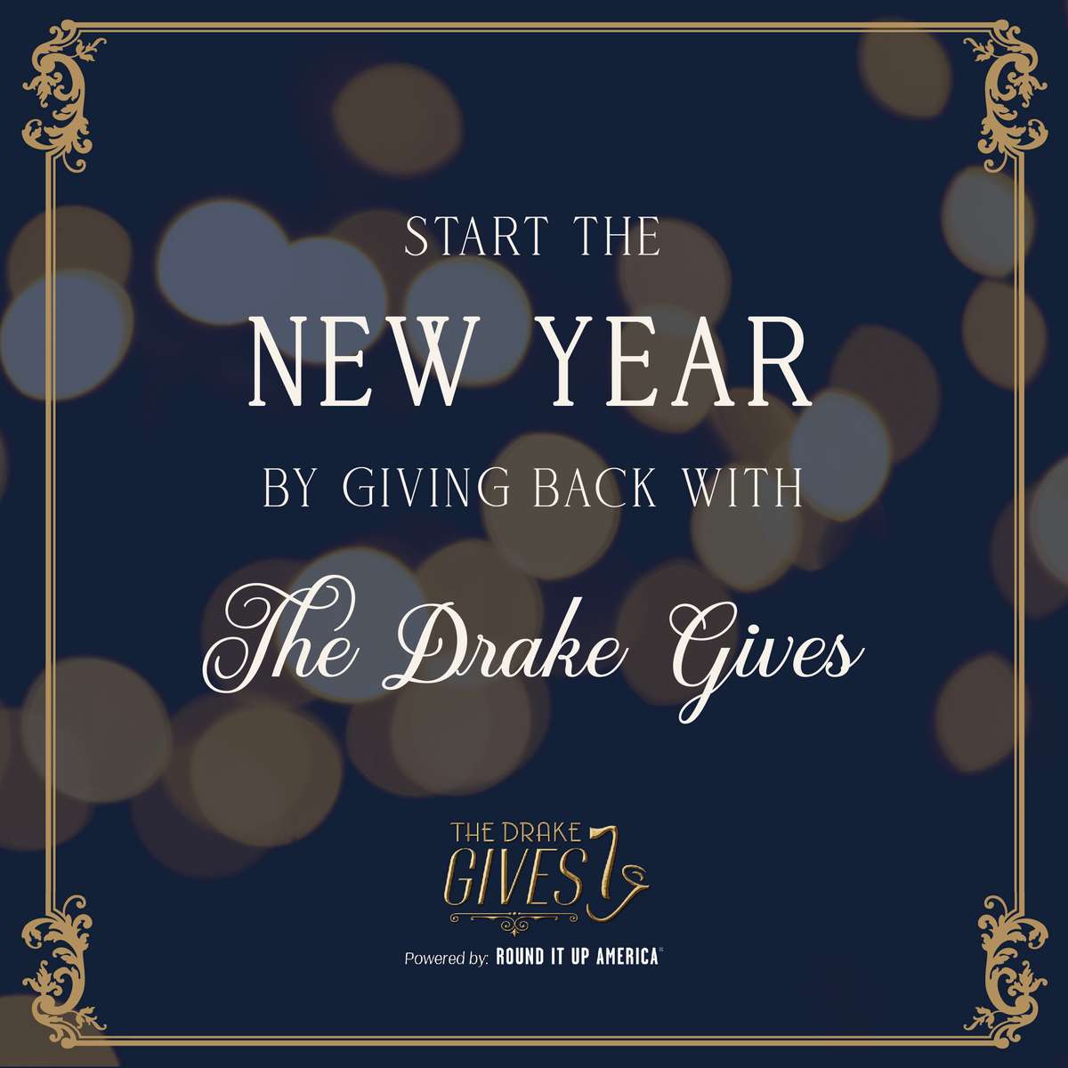 A new year with new opportunities. Start 2022 by giving back with The Drake Gives💛.