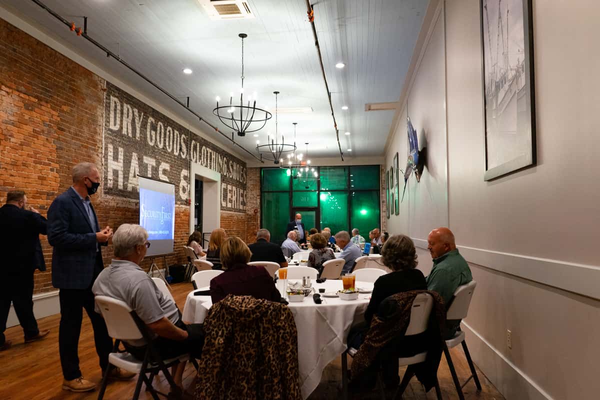 Birthday Dinner in Saltwater Fishery's Private Event Hall