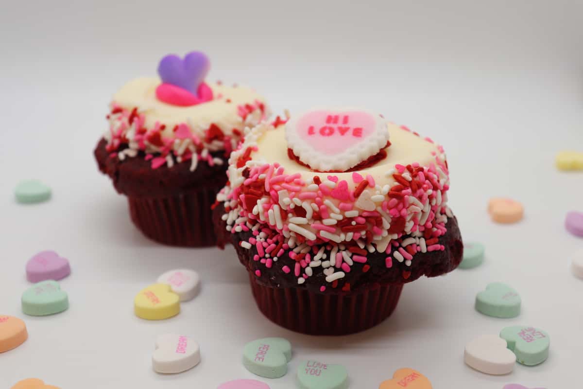 Valentine's Day cupcakes