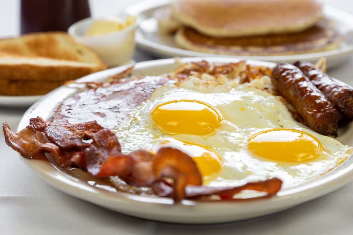 eggs and bacon