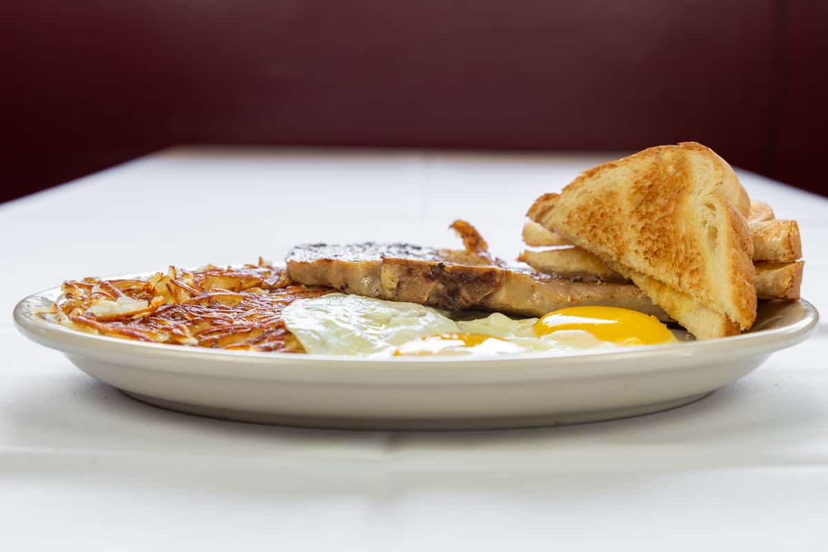 Pork Chop and Eggs