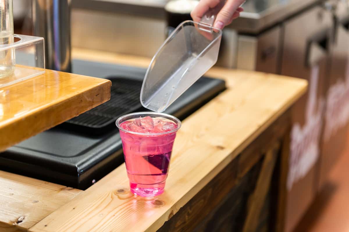 pink berry drink