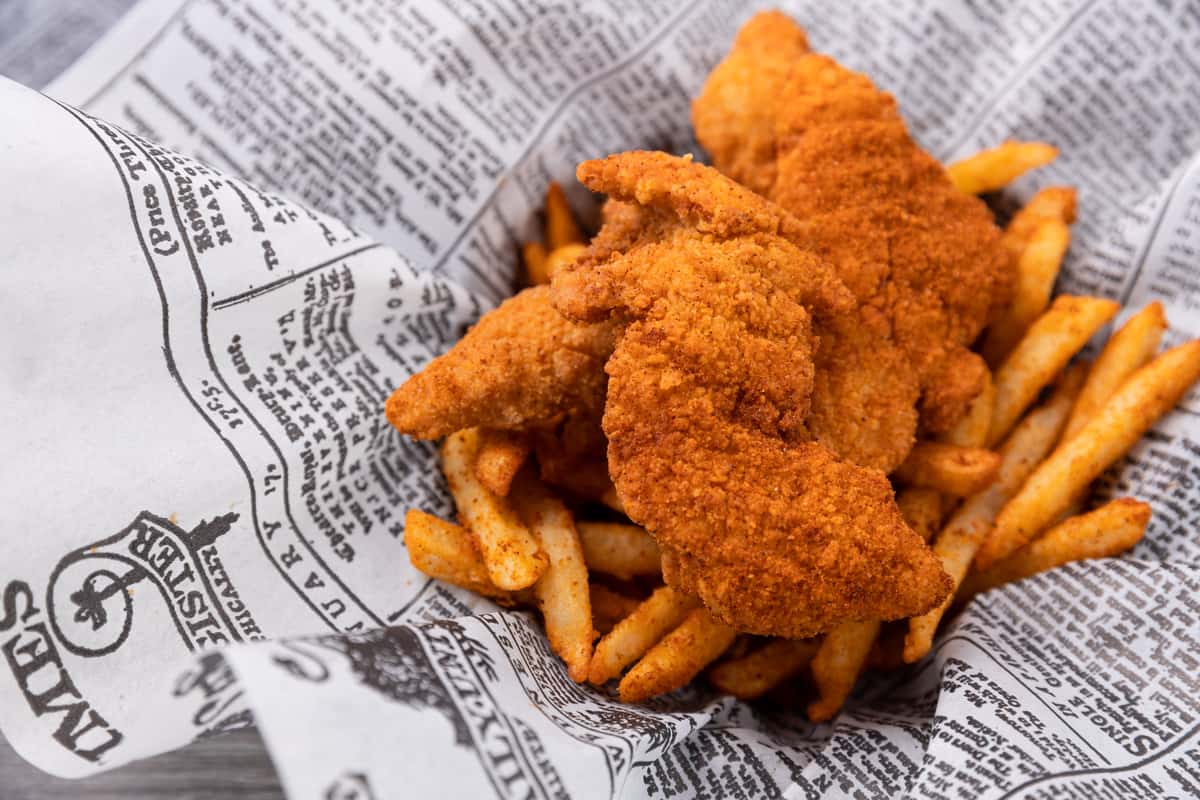 Chicken Tenders & Fries Menu Beverages & Starters Kickin Kasian