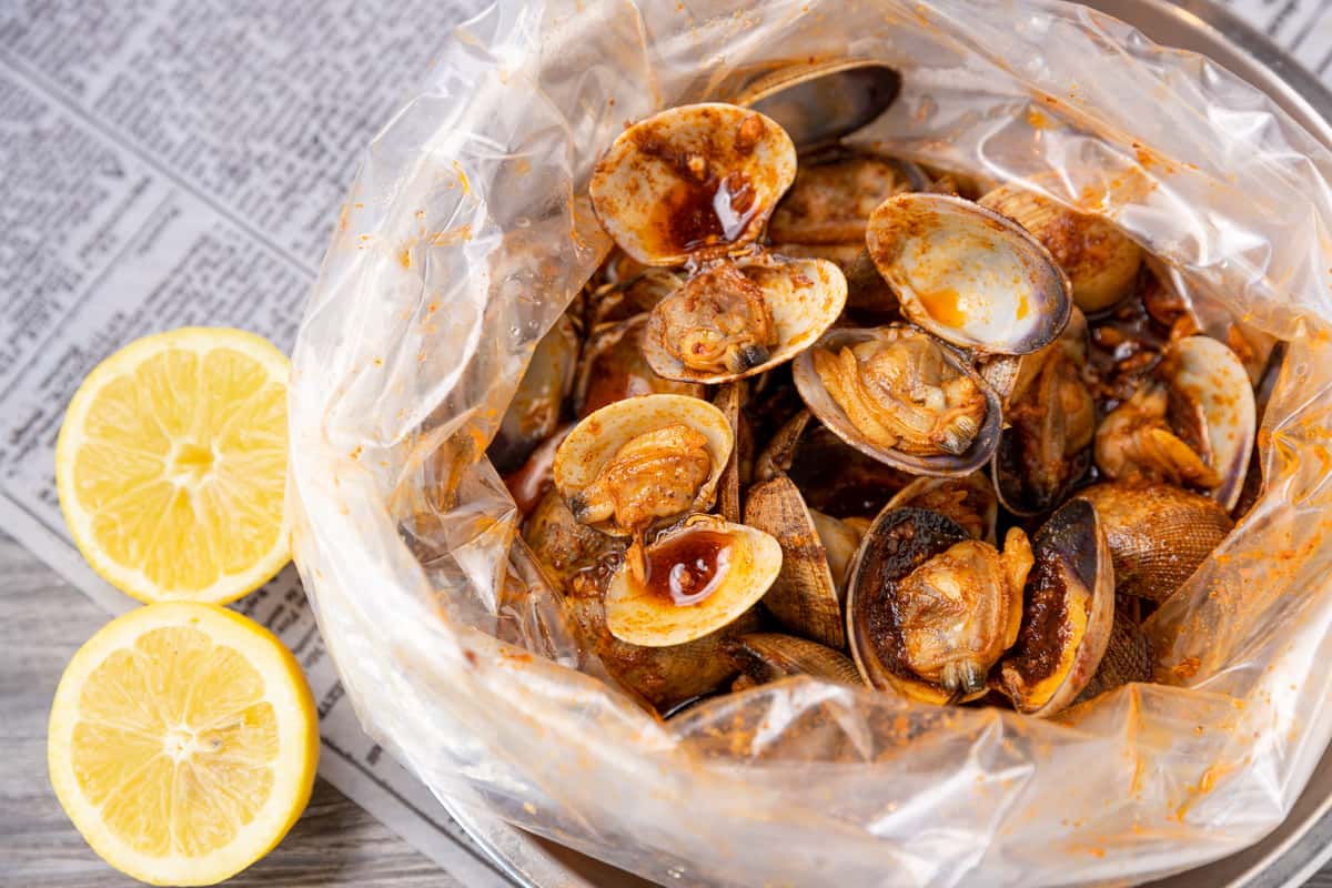 Manila Clams Original Menu Seafood Boil Kickin Kasian Asian