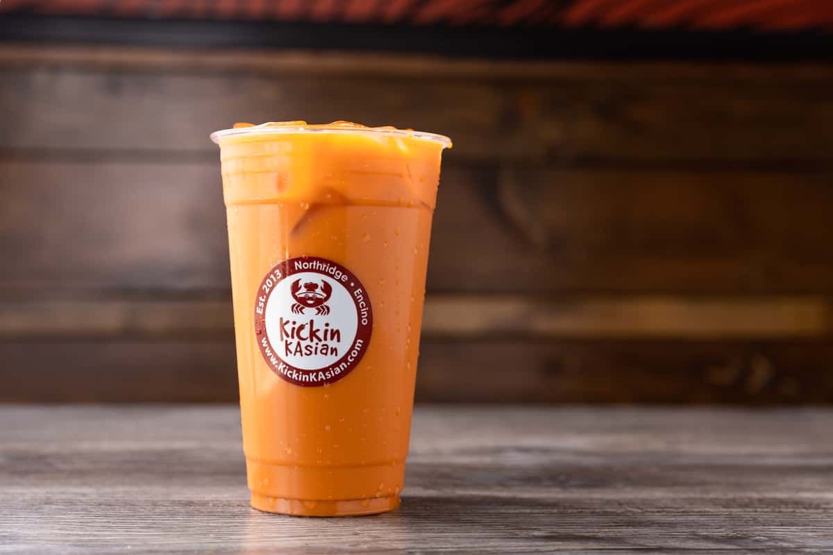 Thai Tea Menu Beverages & Starters Kickin Kasian Asian Cajun