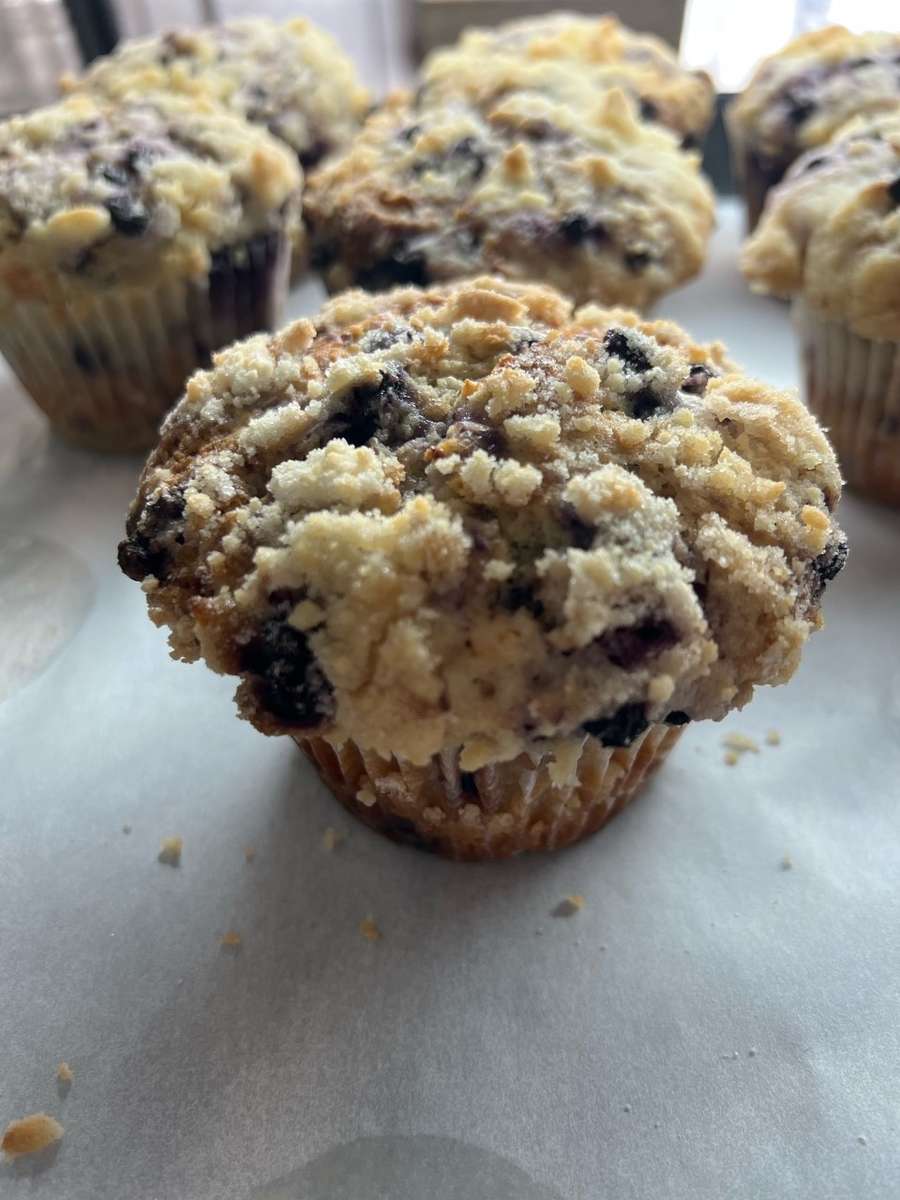 1. Blueberry Streusel Muffin