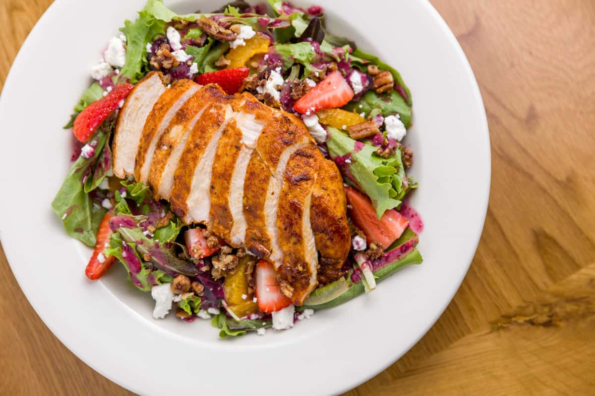 ChickenBlueberry Lunch Menu The Peach Cafe Cafe in Monrovia, CA